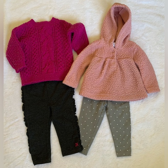 20 piece Girls Fall/Winter Clothing Bundle - Picture 5 of 8